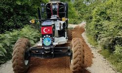 Erfelek köylerinde yol çalışmaları
