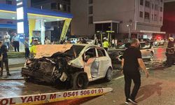 Kontrolden çıkan otomobil karşı şeride geçti: 5 yaralı