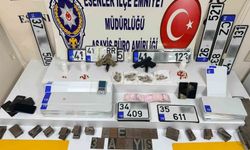Sahte plaka basılan adrese operasyon!