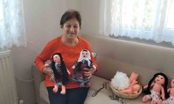 Yıllardır yaptığı bez bebeklerle Şerife Bacı'nın hatırasını yaşatıyor
