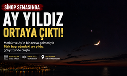 Sinop'tan da Görüldü: Gökyüzünde Nadir Buluşma