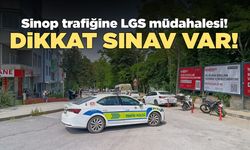Sinop Okullar Caddesi LGS için trafiğe kapatıldı!