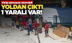 Otomobil fabrika önüne savruldu: 1 yaralı