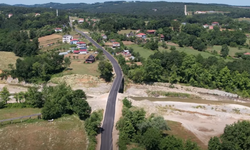 Bektaşağa Panayırı öncesi köy yolu yenilendi