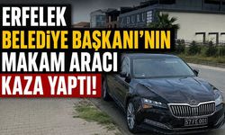 Erfelek Belediye Başkanının makam aracı kaza yaptı