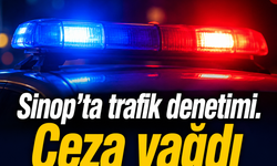Sinop Akliman'da trafik denetimi yapıldı