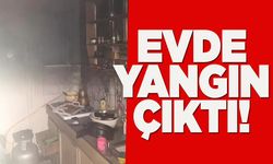 Evde çıkan yangın panik oluşturdu