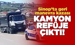Geri manevra sırasında kontrolden çıktı: 1 yaralı