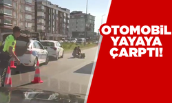 Sinop'ta otomobilin çarptığı yaya hastaneye kaldırıldı