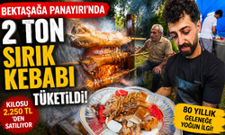 Bektaşağa Panayırı'nda 2 Ton Sırık Kebabı Tüketildi