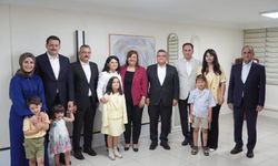 Görev yeri değişen mülki idare amirlerine veda yemeği!