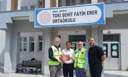 THK Sinop Şubesi’nden okul müdürlerine teşekkür belgesi