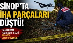 Sinop’ta bir köye İHA parçaları düştü