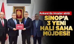 Sinop'a 3 yeni halı saha kazandırılıyor!