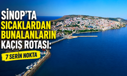 Sinop'ta sıcaklardan bunalanlara kaçış rotaları!