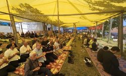 Kurtlu köyünde yağmur duası ve keşkek etkinliği düzenlendi