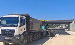 Boyabat çevre yolunda asfalt mesaisi