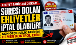 Ehliyet Sahipleri Dikkat! Süresi Dolan Sürücü Belgeleri İptal Olabilir