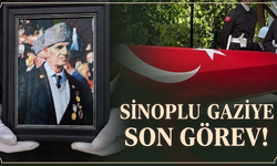 Sinoplu Kıbrıs Gazisi Azem Bayra son yolculuğuna uğurlandı
