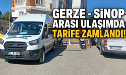 Gerze – Sinop arası ulaşıma zam geldi!