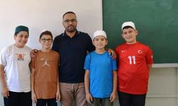 Boyabat'ta öğrencilerde gururlandıran hafızlık başarısı