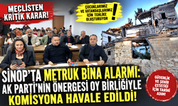 Sinop'ta tehlike saçan metruk binalar meclis gündeminde