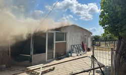 Müstakil evde yangın çıktı