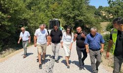 Kaymakam Büyüker yol çalışmlarını inceledi