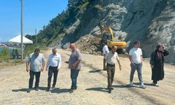 Sinop'ta yol ve Köy Yaşam Merkezi çalışmaları incelendi