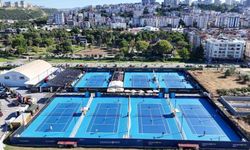 Tenis sporunun nabzı Samsun'da attı
