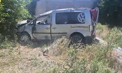 Yoldan çıkan aracın sürücüsü öldü