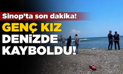 Denize giren genç kız gözden kayboldu!