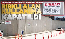 Sinop Atatürk Devlet Hastanesi'nde çökme riski!