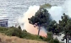 Sinop Karakum yolunda yangın!