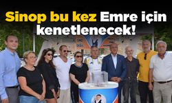 Sinop'ta DMD hastası Emre Çoban için destek standı açıldı