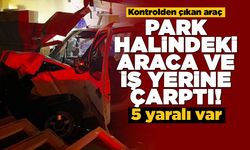 Sinop'taki kazada 5 kişi yaralandı!