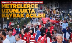Sinop'ta 15 Temmuz ruhu meydanlarda yaşatıldı!
