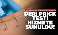 İlçe hastanesinde alerji testi yapılmaya başlandı