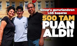 Sinop'u gururlandıran LGS başarısı