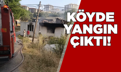 Köy evinde çıkan yangına çok sayıda ekip sevk edildi