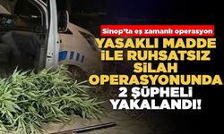 Yasaklı madde ve ruhsatsız silah operasyonu: 2 gözaltı!