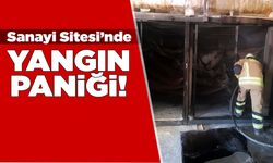 Sanayi Sitesi’nde faaliyet gösteren işletmede yangın!
