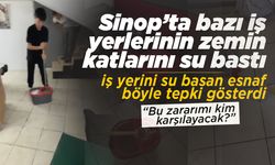 Sinop’ta birçok ev ve iş yerini su bastı!