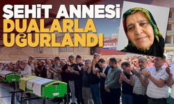 Şehit annesi Güllü Uğur son yolculuğuna uğurlandı