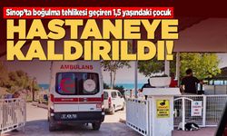 Sinop'ta bir çocuk boğulma tehlikesi geçirdi