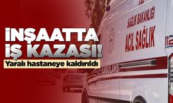Yapımı devam eden binadan düşen işçi yaralandı