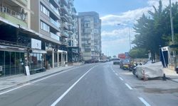 Sinop’ta yol güvenliği için şeritler yenilendi