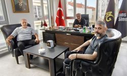 Gazeteci Özşahin ve Aksu’dan Ajans Sinop’a ziyaret