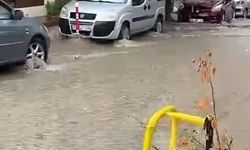 Sinop'un ilçesinde kuvvetli sağanak sele neden oldu