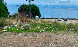 Sinop'ta deniz manzarasını çöpler gölgeliyor